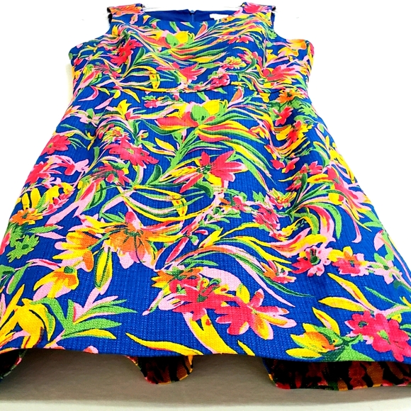 NWOT J.CREW Tropical Print Sleeveless Sheath Dress - Picture 6 of 14